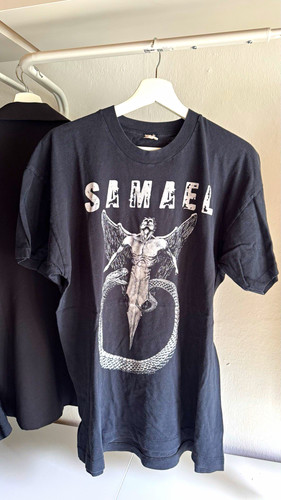 Vintage samael shirt schwarz - vintage, t-shirt
