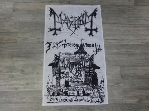 Mayhem posterflagge fahne - mayhem,